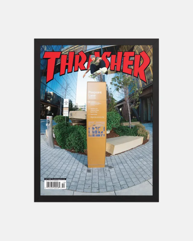 OCTOBER 2025 COVER - FRAMED POSTER sold by Thrasher
