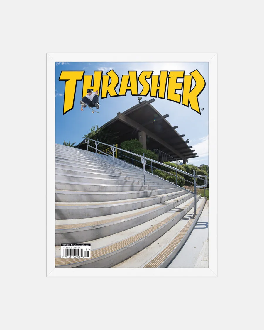 NOVEMBER 2025 COVER - FRAMED POSTER sold by Thrasher product image thumbnail 4