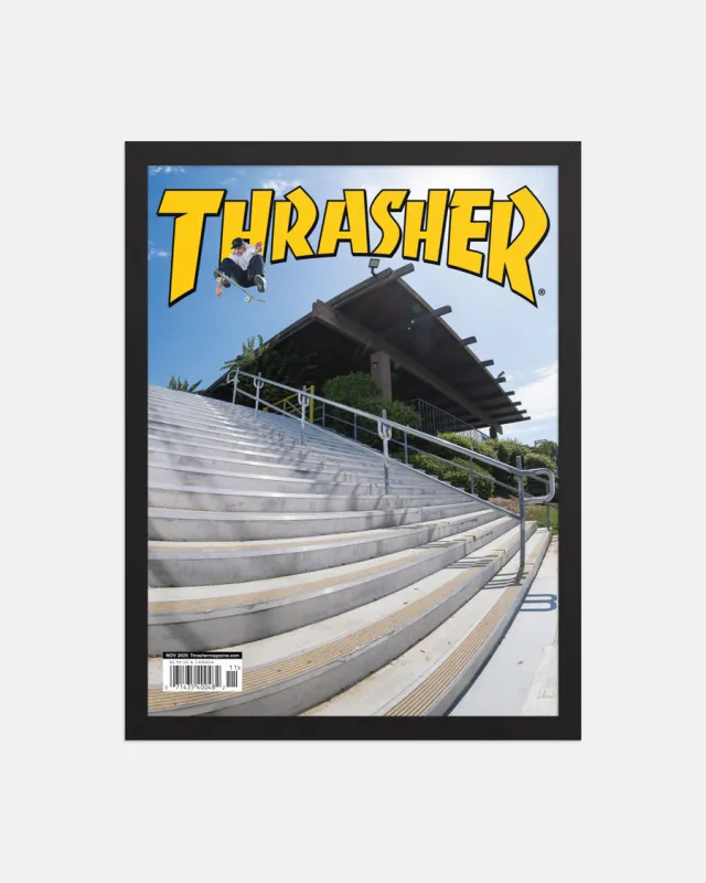 NOVEMBER 2025 COVER - FRAMED POSTER sold by Thrasher