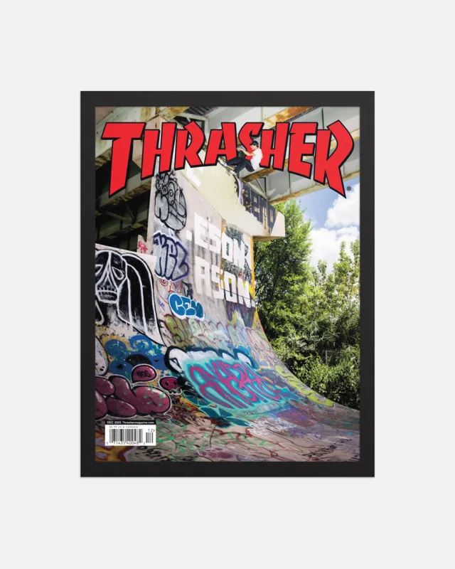 DECEMBER 2025 COVER - FRAMED POSTER sold by Thrasher