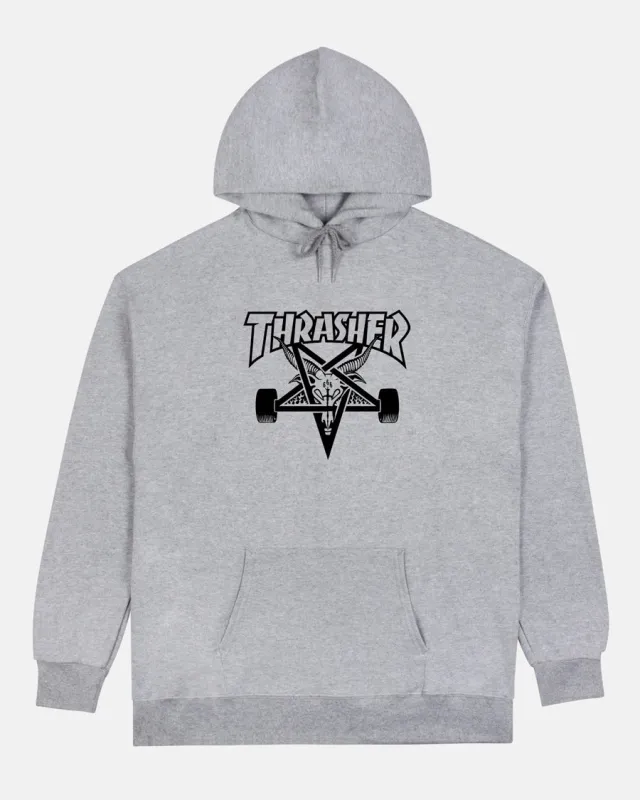 SKATEGOAT HOODIE - GREY/BLACK sold by Thrasher