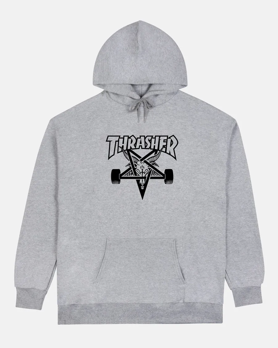 SKATEGOAT HOODIE - GREY/BLACK sold by Thrasher