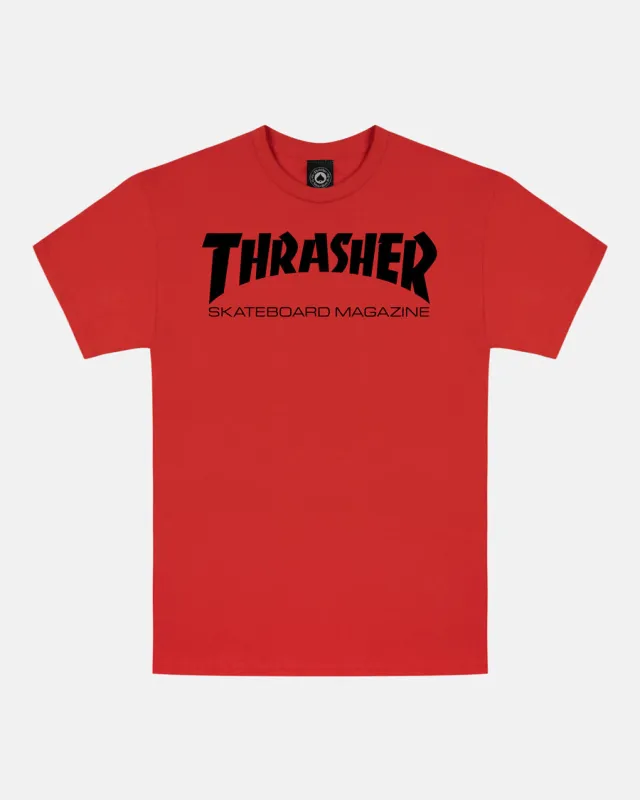 SKATE MAG T-SHIRT - RED/BLACK sold by Thrasher