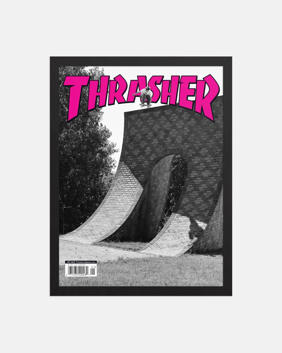 JANUARY 2026 COVER - FRAMED POSTER sold by Thrasher