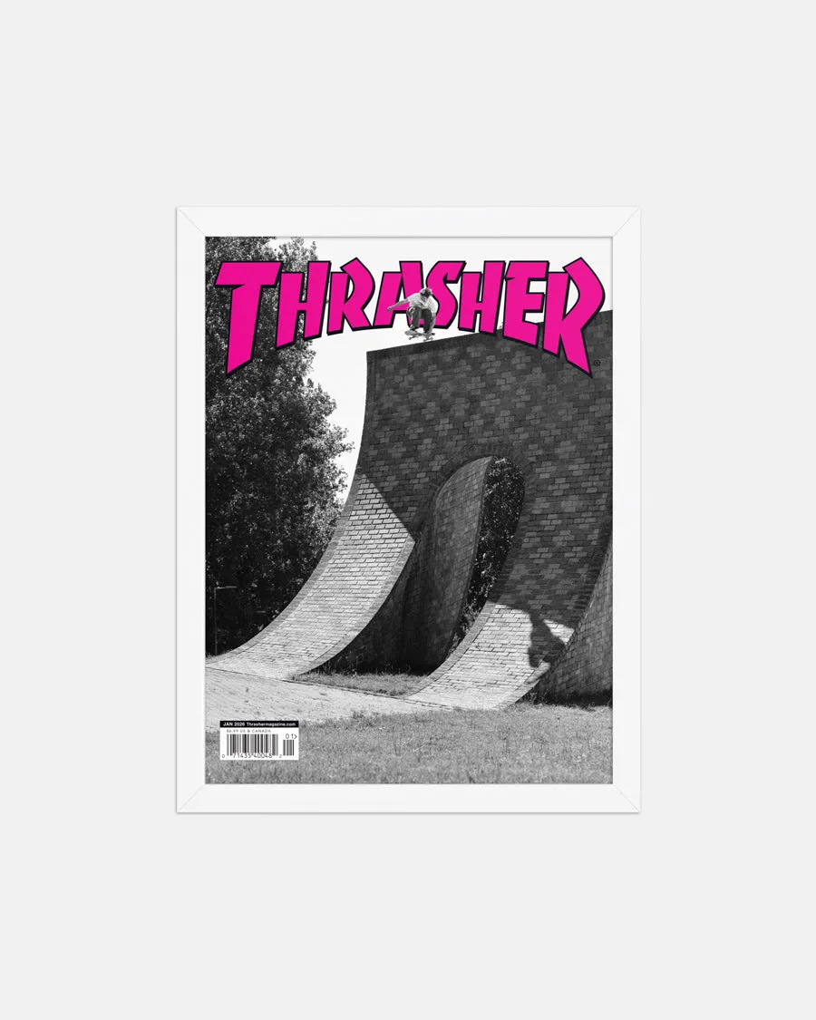 JANUARY 2026 COVER - FRAMED POSTER sold by Thrasher product image thumbnail 5