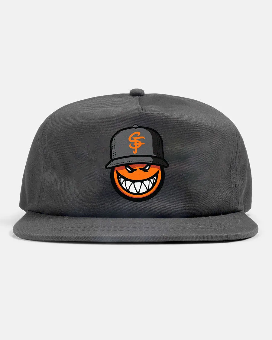 THRASHER X SPITFIRE - SF LOC - SNAPBACK - CHARCOAL sold by Thrasher