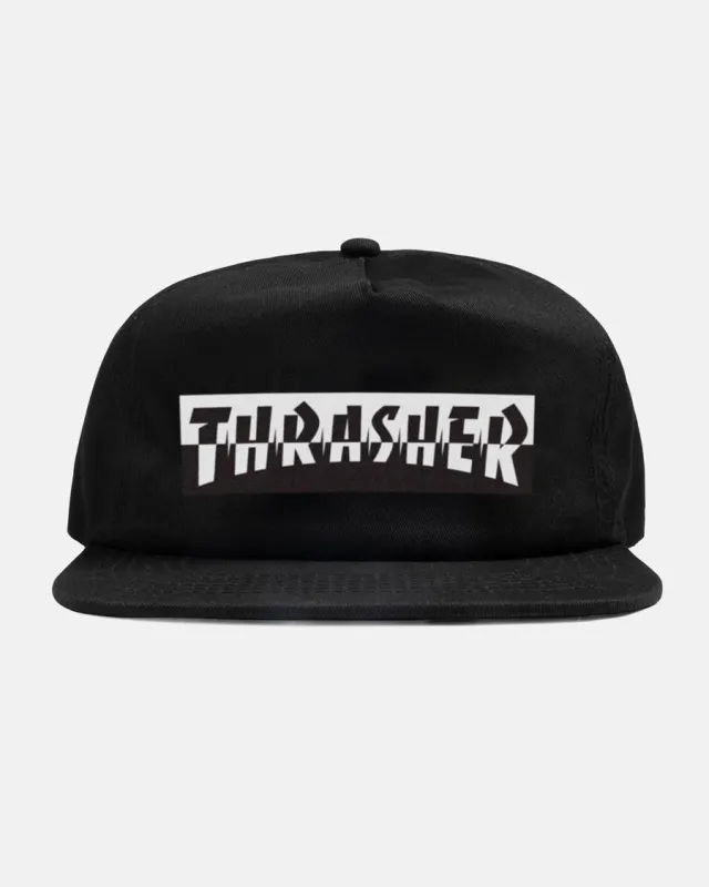 MIXTAPE - SNAPBACK - BLACK sold by Thrasher