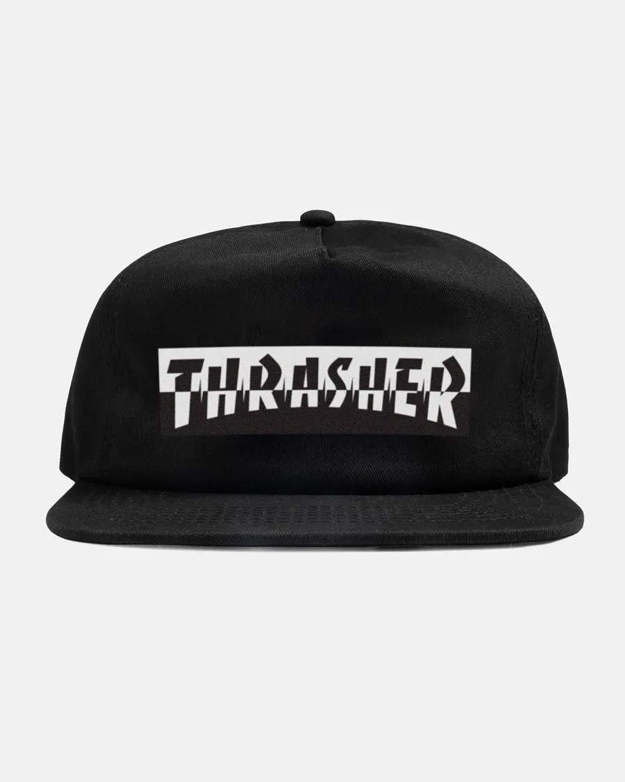 MIXTAPE - SNAPBACK - BLACK sold by Thrasher
