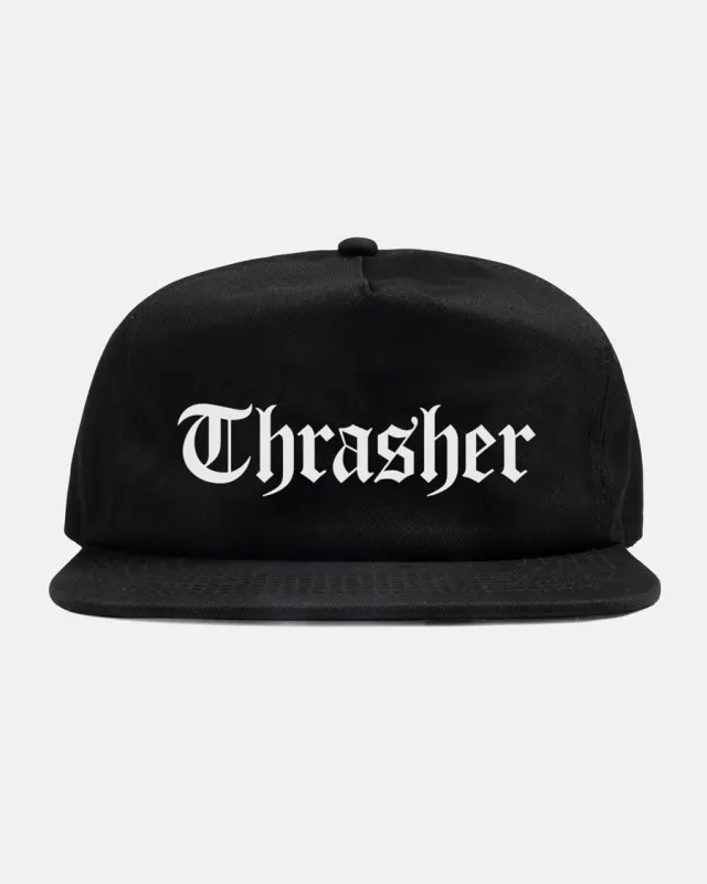 THRASHER X SPITFIRE - THE END OATH - SNAPBACK - BLACK sold by Thrasher