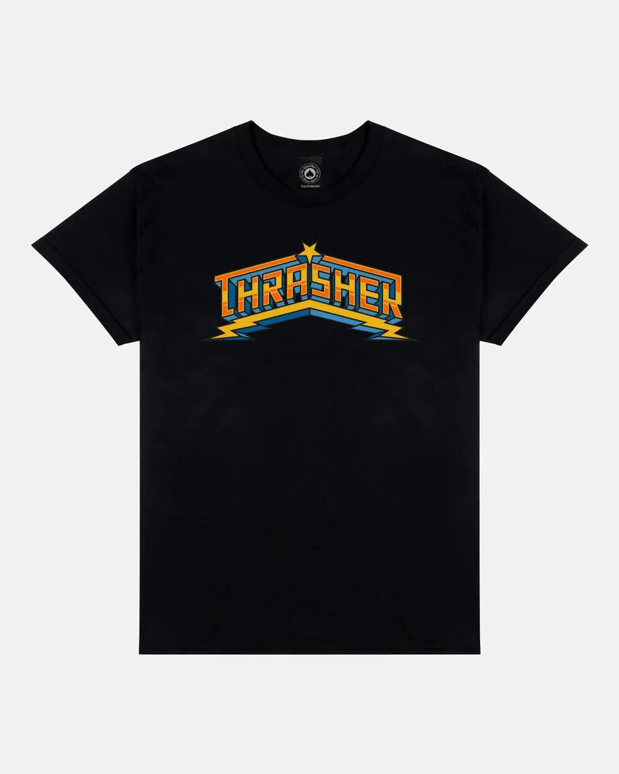LUCHADORA - T-SHIRT - BLACK sold by Thrasher