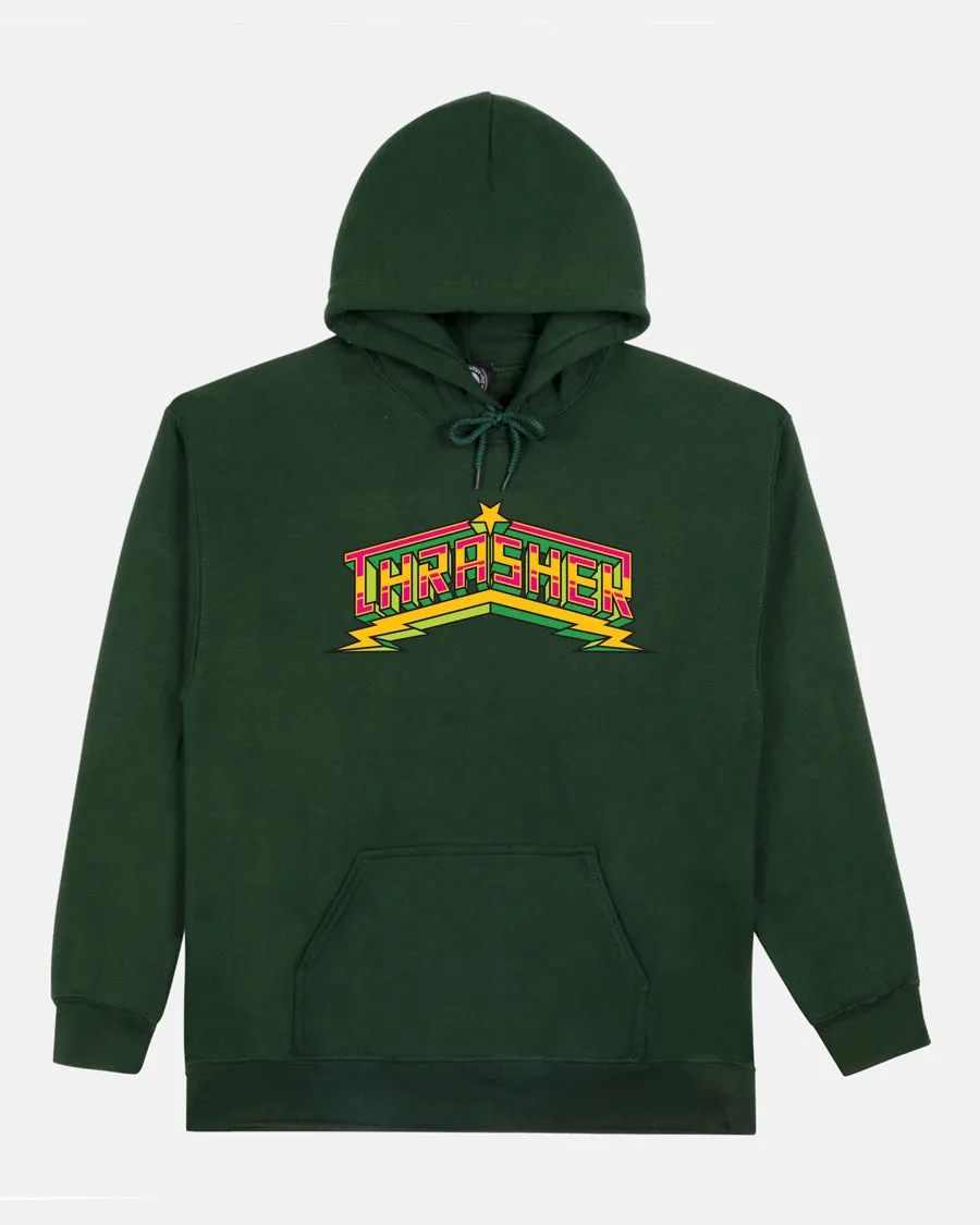 LUCHADORA - HOODIE - FOREST GREEN sold by Thrasher