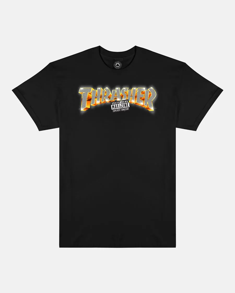 EXPLICIT - T-SHIRT - BLACK sold by Thrasher