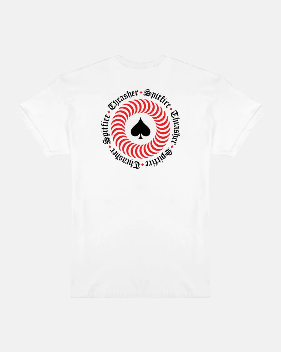 THRASHER X SPITFIRE - THE END OATH - T-SHIRT - WHITE sold by Thrasher product image thumbnail 2