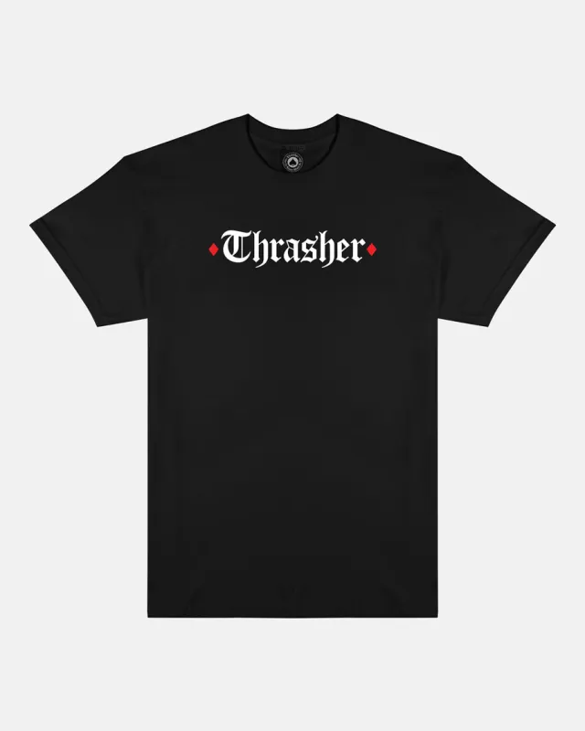 THRASHER X SPITFIRE - THE END OATH - T-SHIRT - BLACK sold by Thrasher