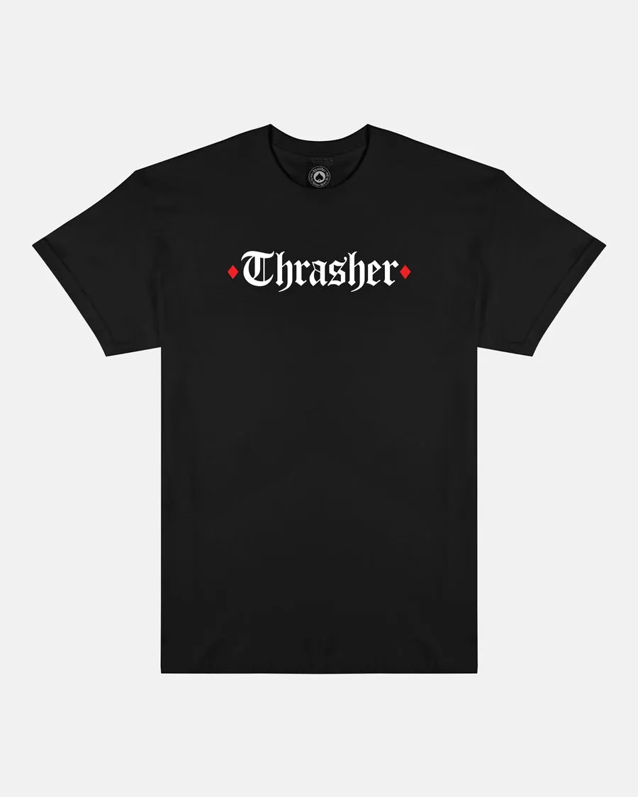 THRASHER X SPITFIRE - THE END OATH - T-SHIRT - BLACK sold by Thrasher