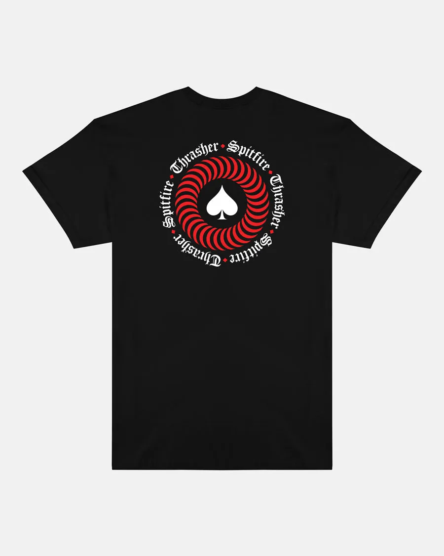 THRASHER X SPITFIRE - THE END OATH - T-SHIRT - BLACK sold by Thrasher product image thumbnail 2