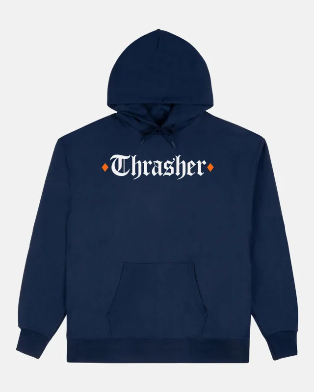 THRASHER X SPITFIRE - THE END OATH - HOODIE - NAVY sold by Thrasher