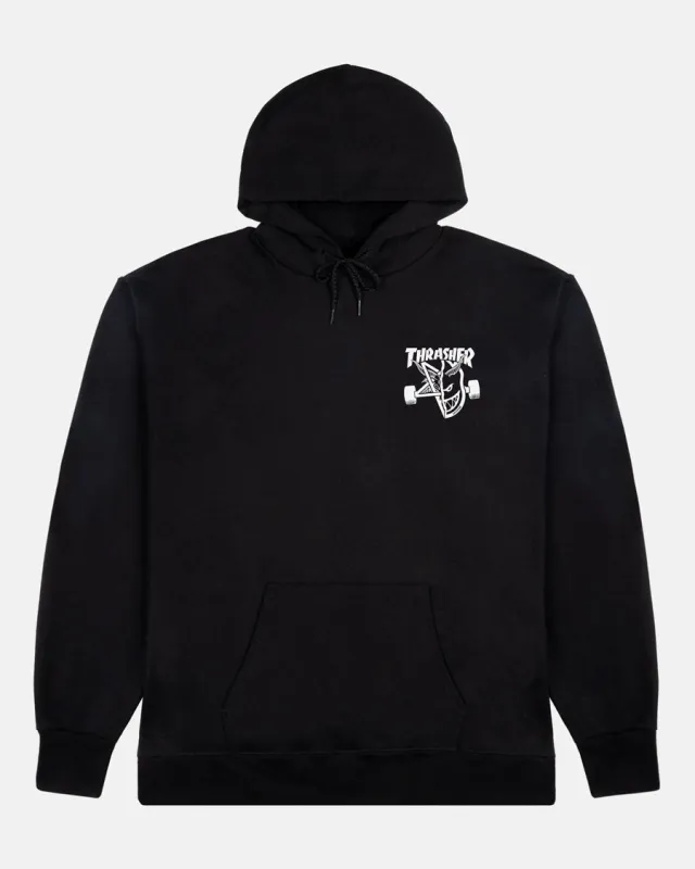 THRASHER X SPITFIRE - CLASSIC SWIRL - HOODIE - BLACK sold by Thrasher