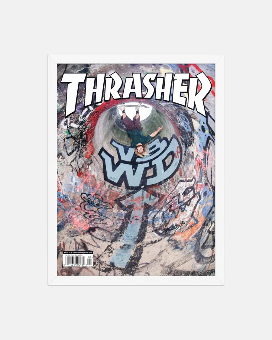 FEBRUARY 2026 COVER - FRAMED POSTER sold by Thrasher