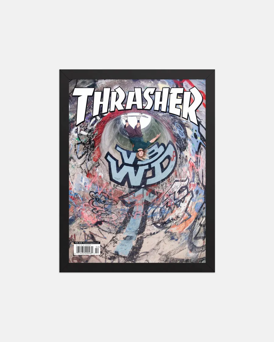FEBRUARY 2026 COVER - FRAMED POSTER sold by Thrasher product image thumbnail 5