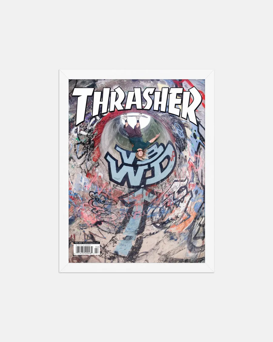 FEBRUARY 2026 COVER - FRAMED POSTER sold by Thrasher product image thumbnail 2