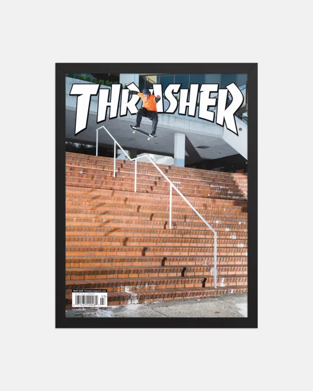 MARCH 2026 COVER - FRAMED POSTER sold by Thrasher