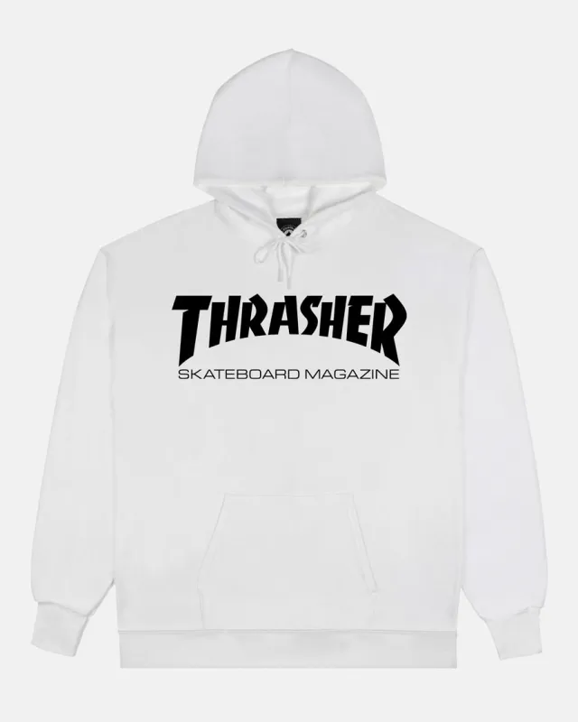 SKATE MAG - HOODIE - WHITE/BLACK made by Thrasher