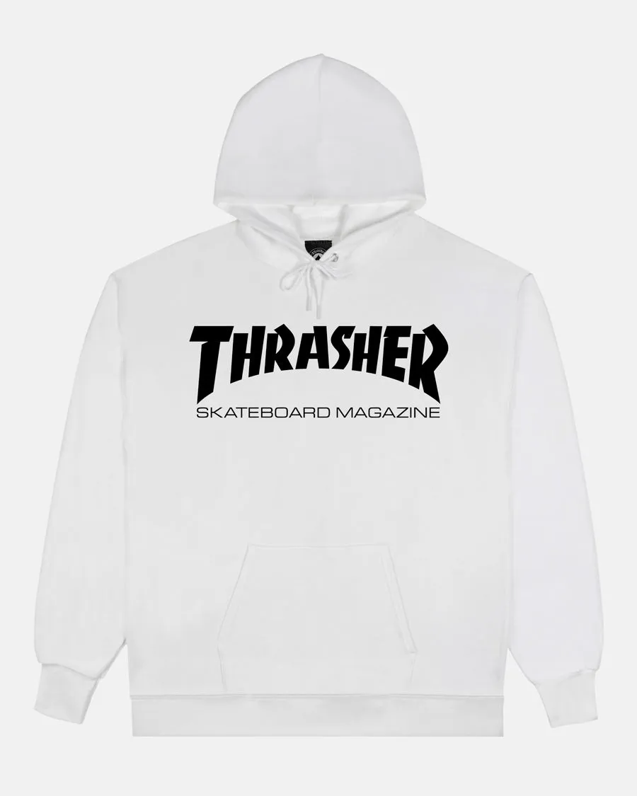 SKATE MAG - HOODIE - WHITE/BLACK sold by Thrasher