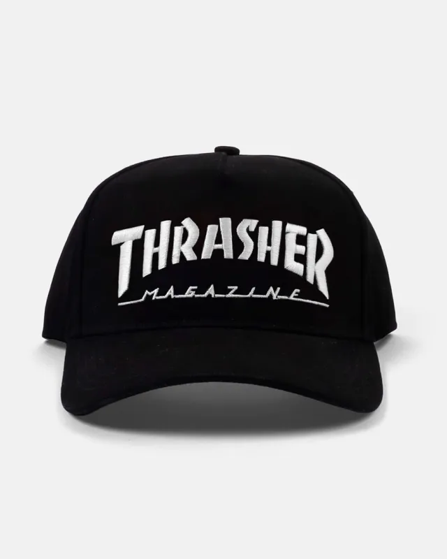 MAG LOGO BALL CAP - BLACK made by Thrasher