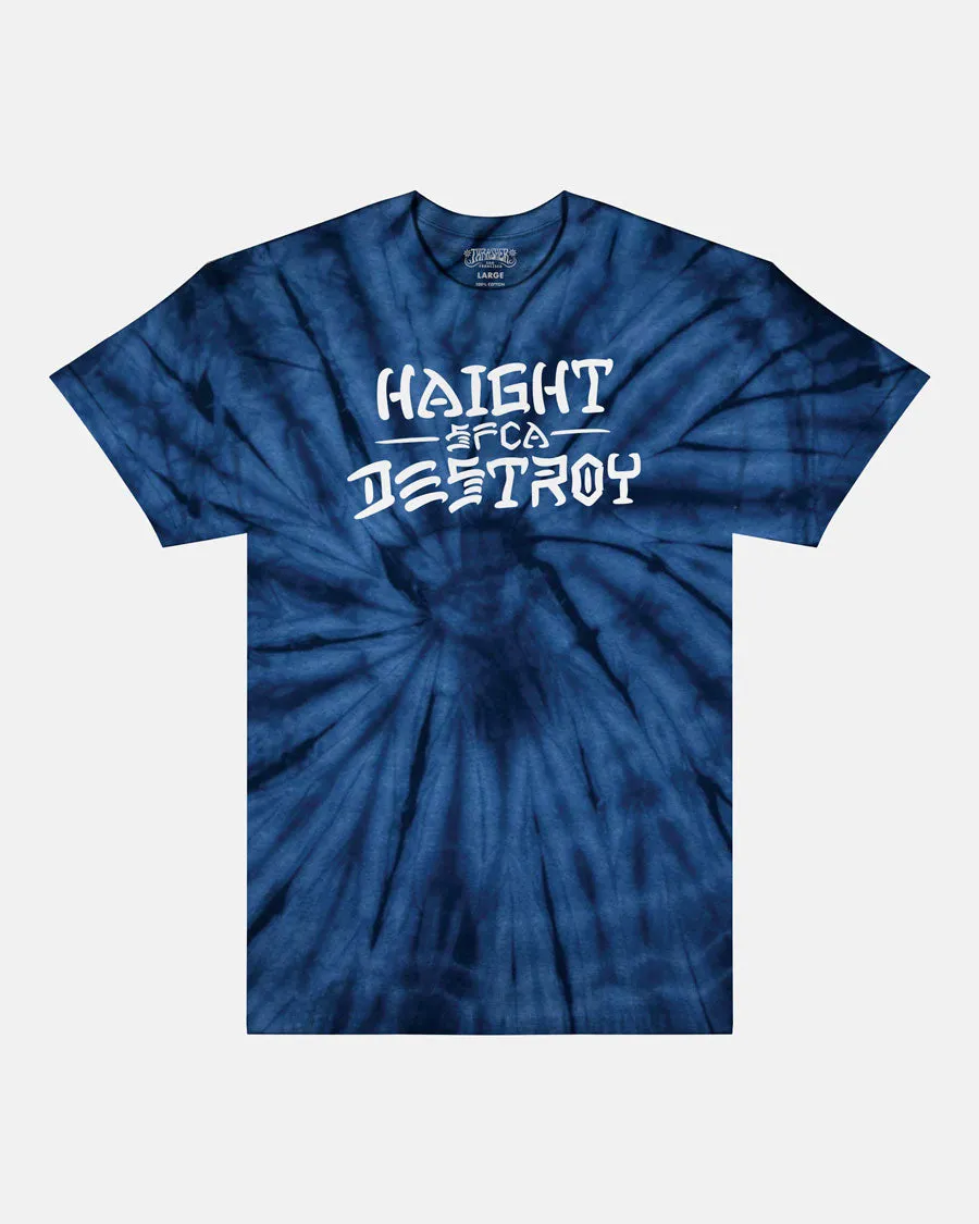 HAIGHT AND DESTROY - T-SHIRT - SPIDER NAVY sold by Thrasher product image thumbnail 2