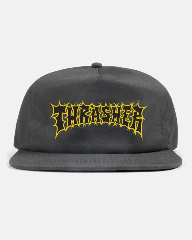 SPIKEY SNAPBACK - CHARCOAL made by Thrasher