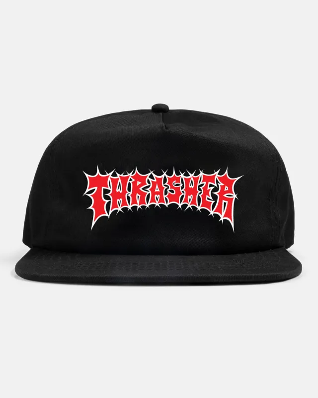 SPIKEY SNAPBACK - BLACK made by Thrasher