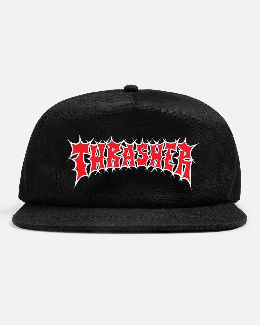 SPIKEY SNAPBACK - BLACK sold by Thrasher