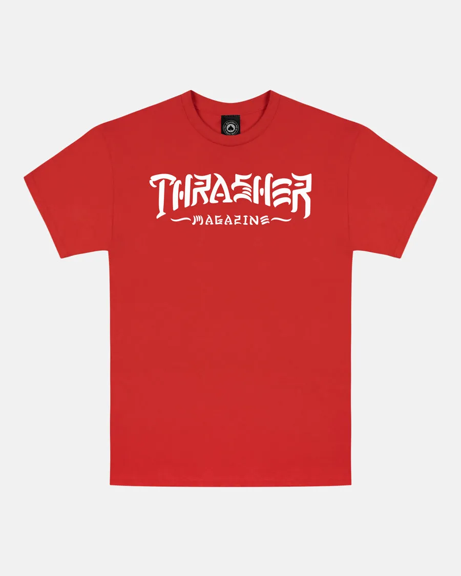 THRASH & DESTROY T-SHIRT - RED sold by Thrasher