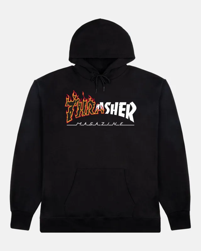 IGNITE HOODIE - BLACK made by Thrasher