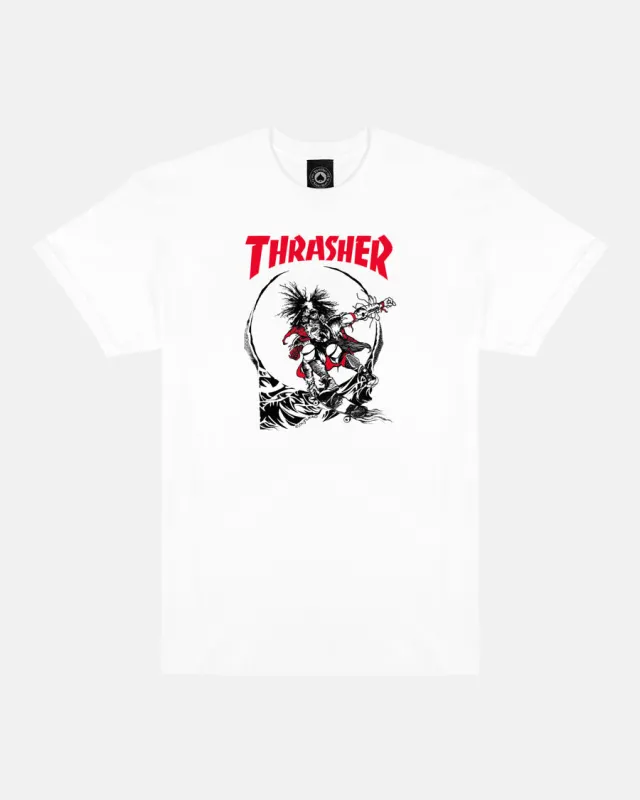 OUTLAW 2-TONE T-SHIRT - WHITE made by Thrasher