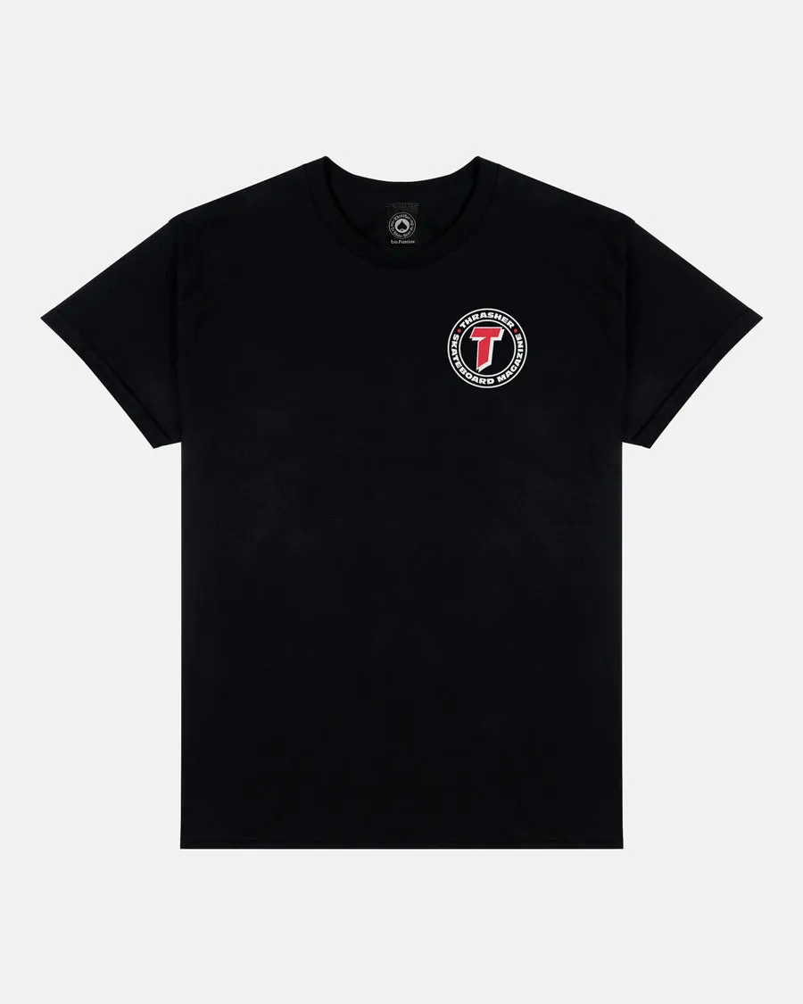 NUMBER 1 REDUX T-SHIRT - BLACK sold by Thrasher