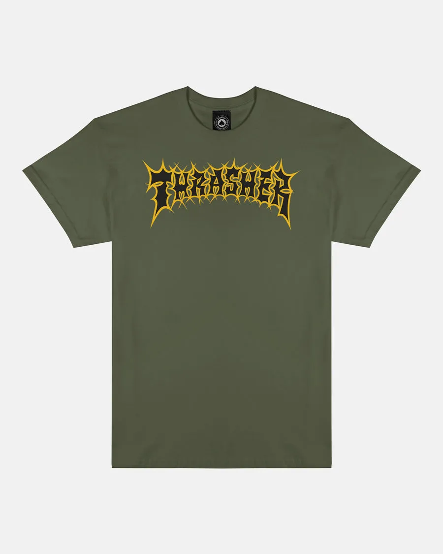SPIKEY T-SHIRT - MILITARY GREEN sold by Thrasher