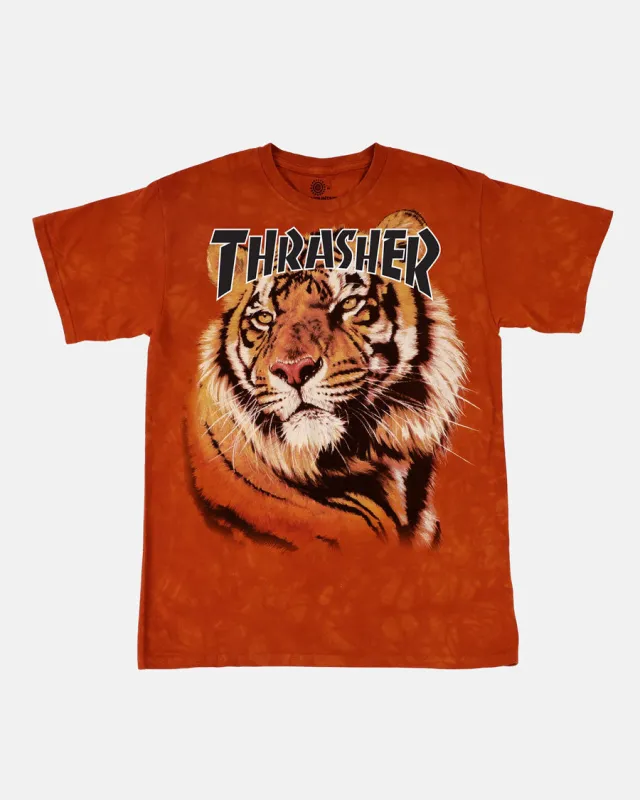 THRASHER TIGER T-SHIRT - ORANGE made by Thrasher