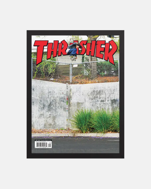 SEPTEMBER 2026 FRAMED POSTER made by Thrasher