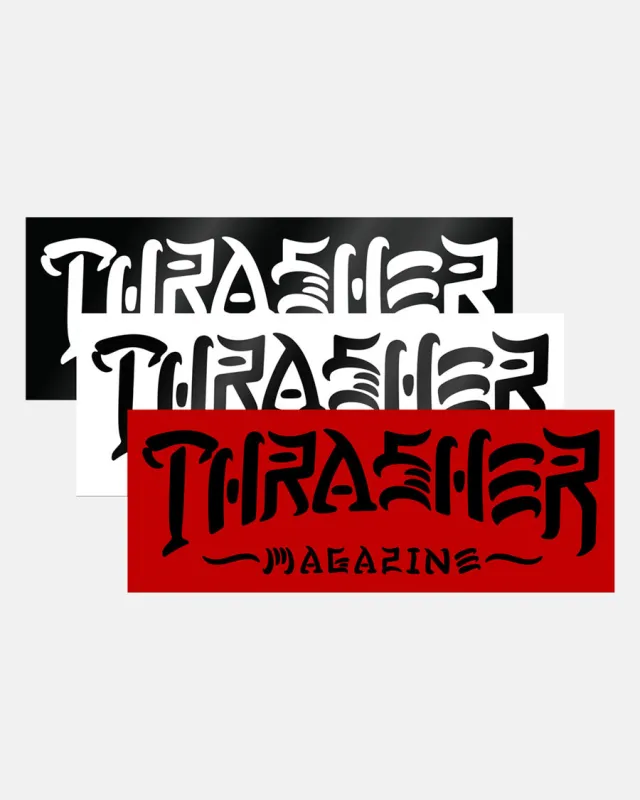 THRASH & DESTROY 5” STICKER - 25 PACK made by Thrasher
