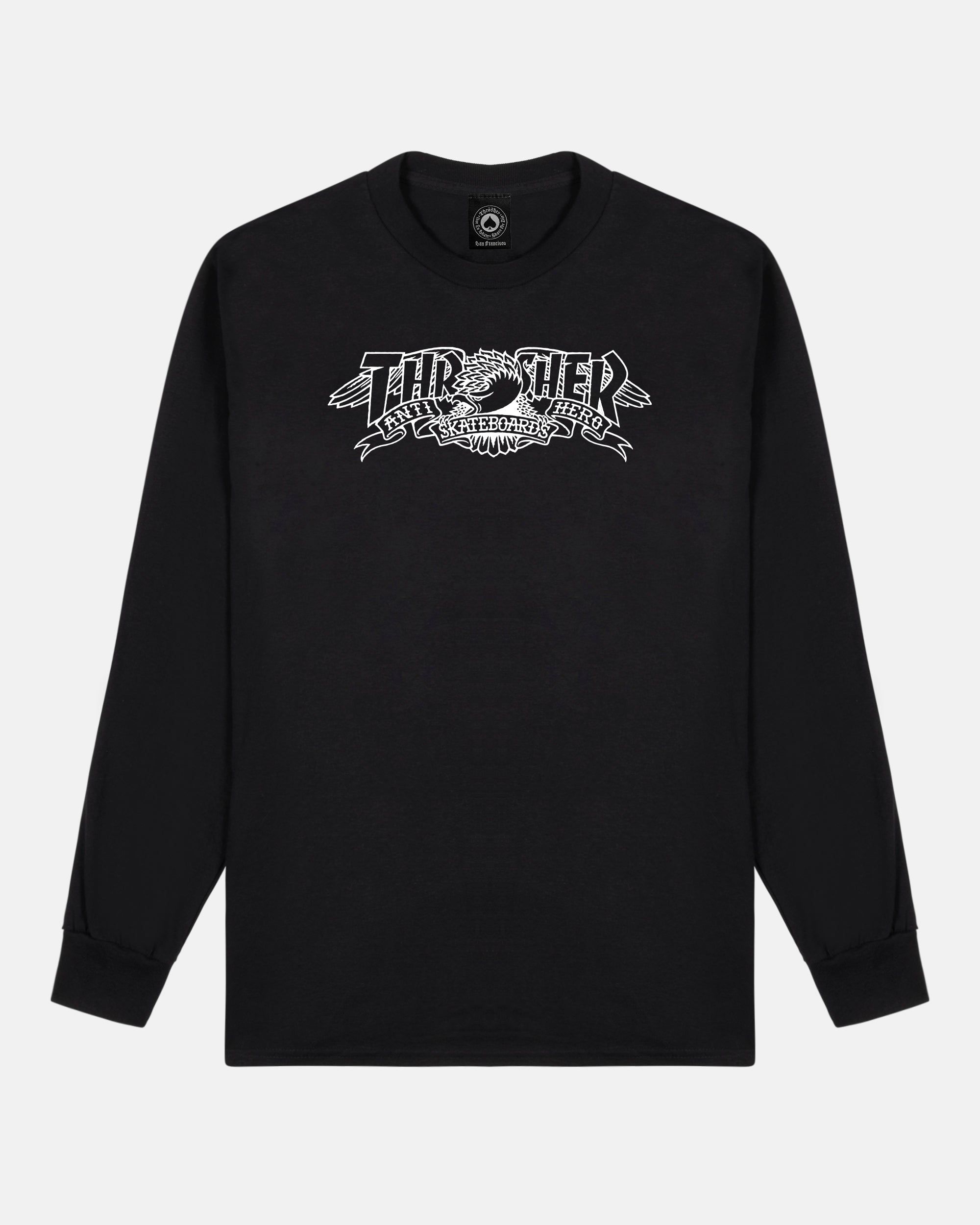 MAG BANNER - LONGSLEEVE - BLACK sold by Thrasher