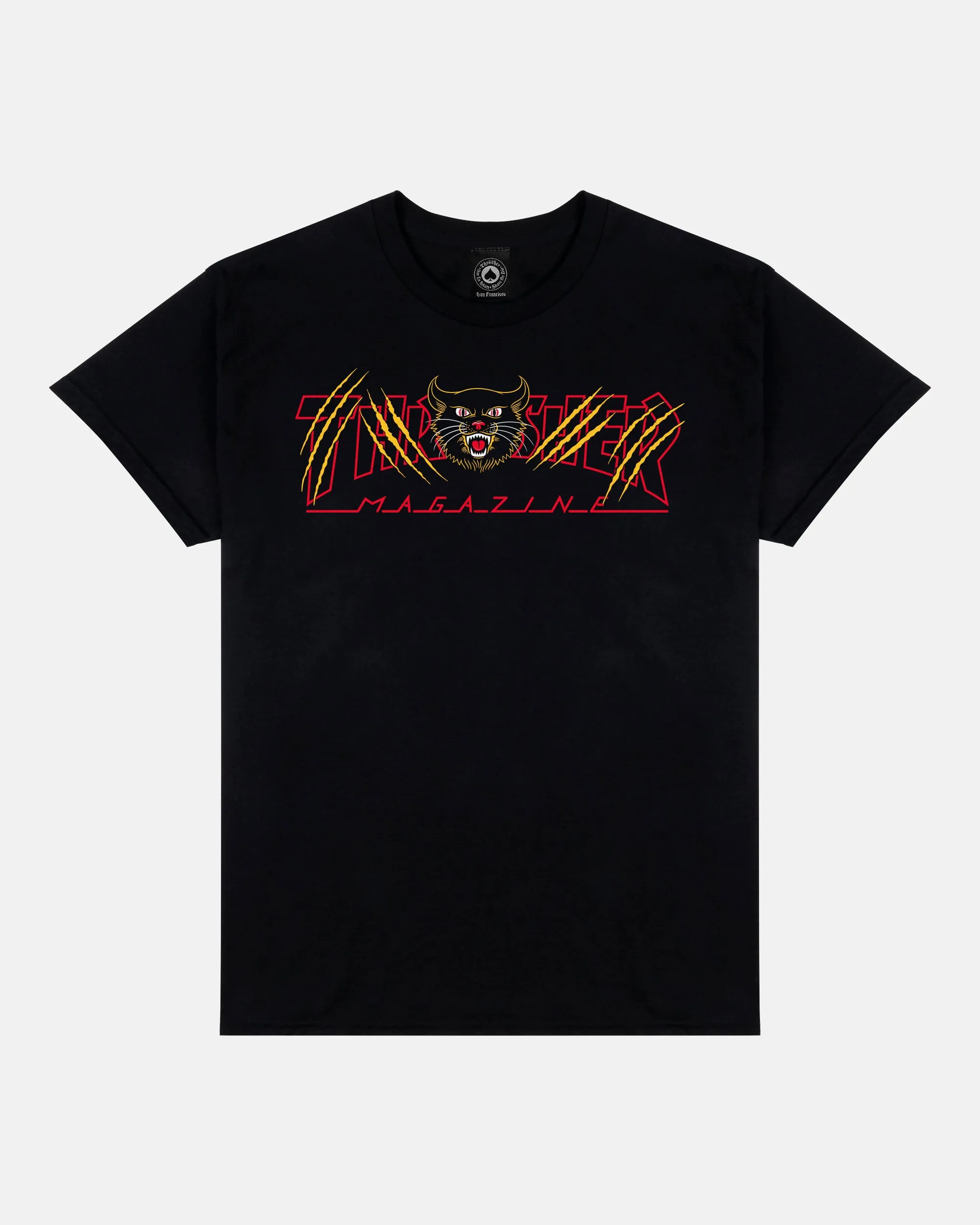 GATO - T-SHIRT - BLACK sold by Thrasher