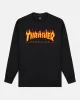 FLAME - LONGSLEEVE - BLACK sold by Thrasher