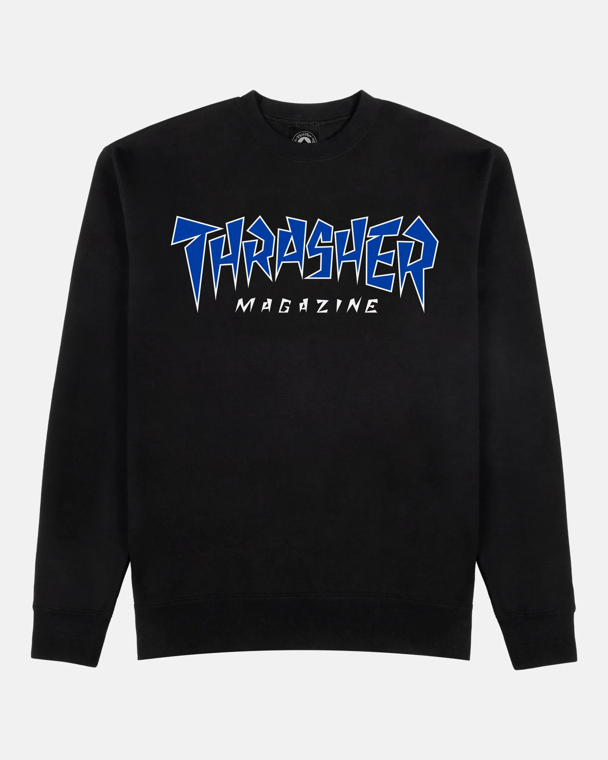 JAGGED - CREWNECK - BLACK sold by Thrasher