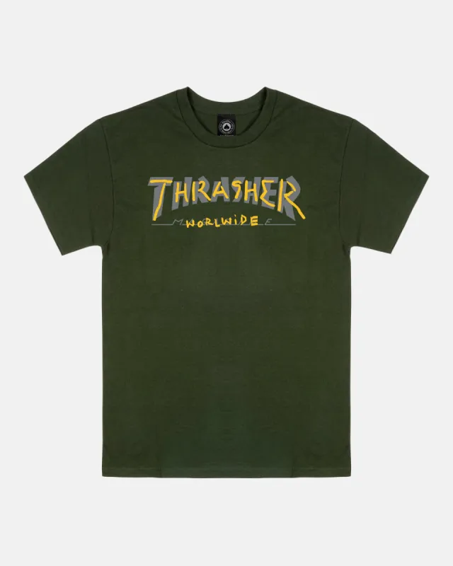TRADEMARK - T-SHIRT - FOREST GREEN sold by Thrasher