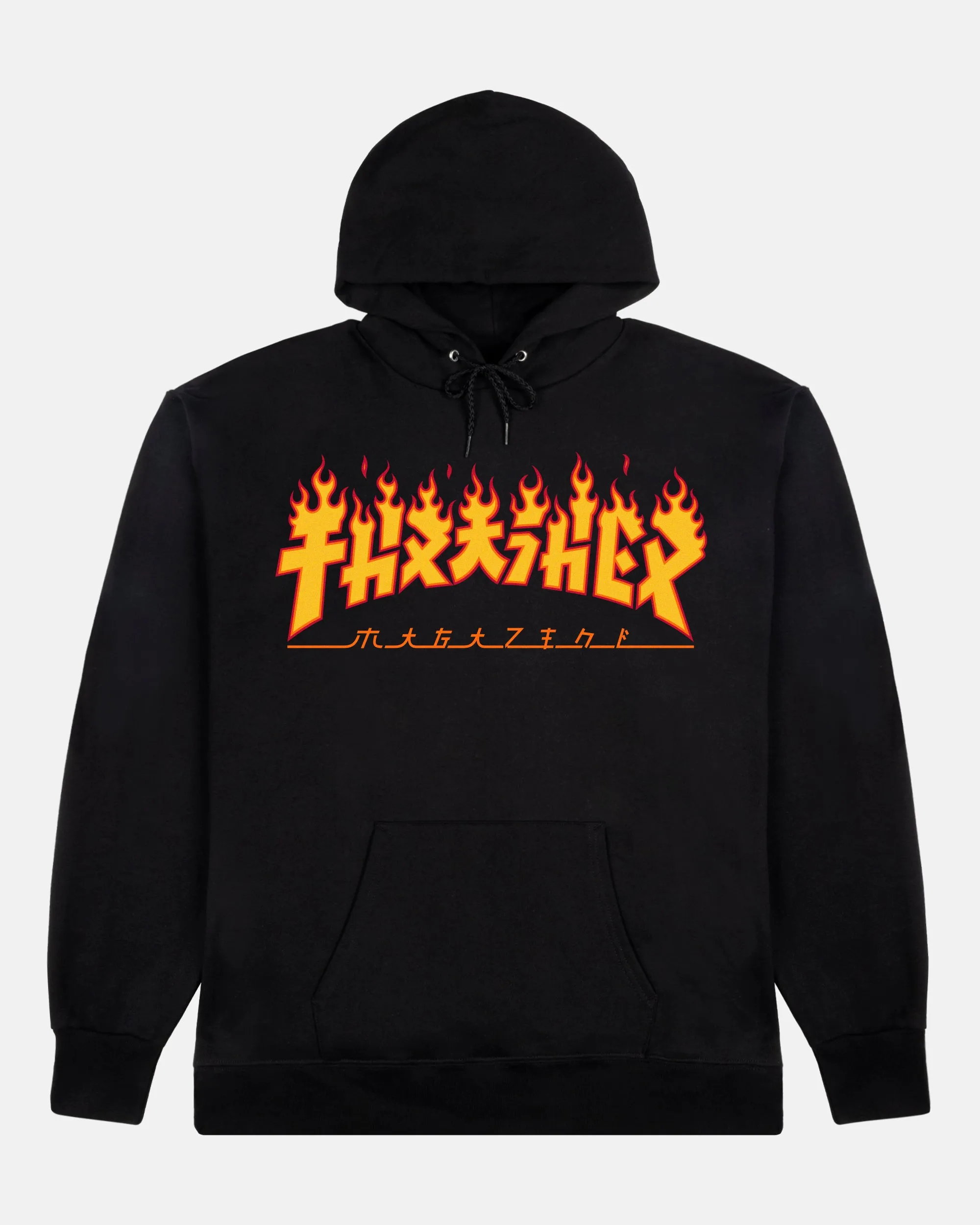 GODZILLA FLAME - HOODIE - BLACK sold by Thrasher