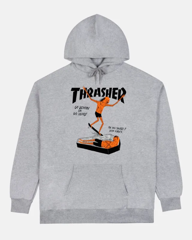 COFFIN BY NECKFACE-HOODIE-LIGHT STEEL sold by Thrasher