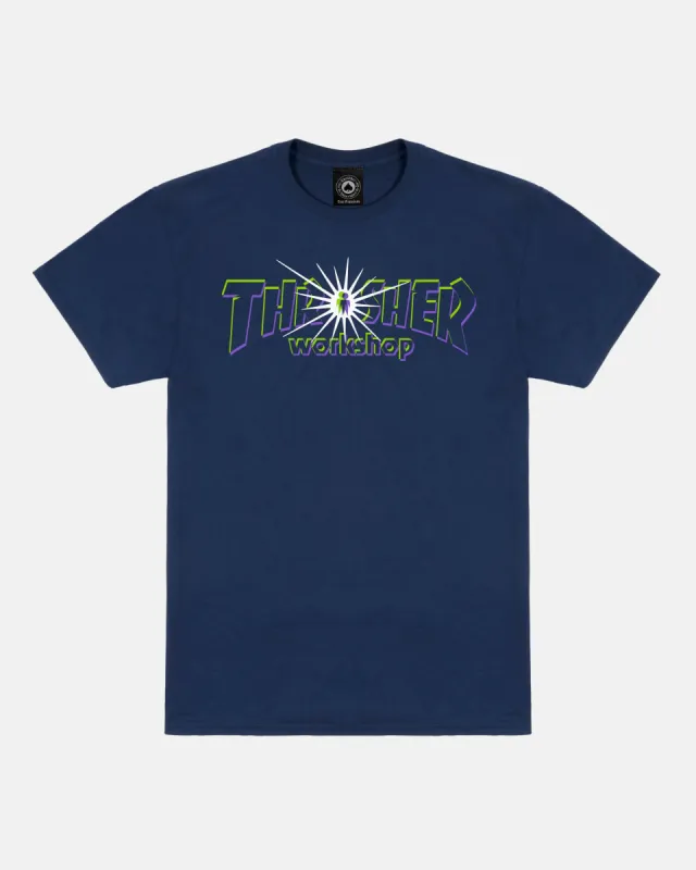 NOVA - TSHIRT - NAVY sold by Thrasher