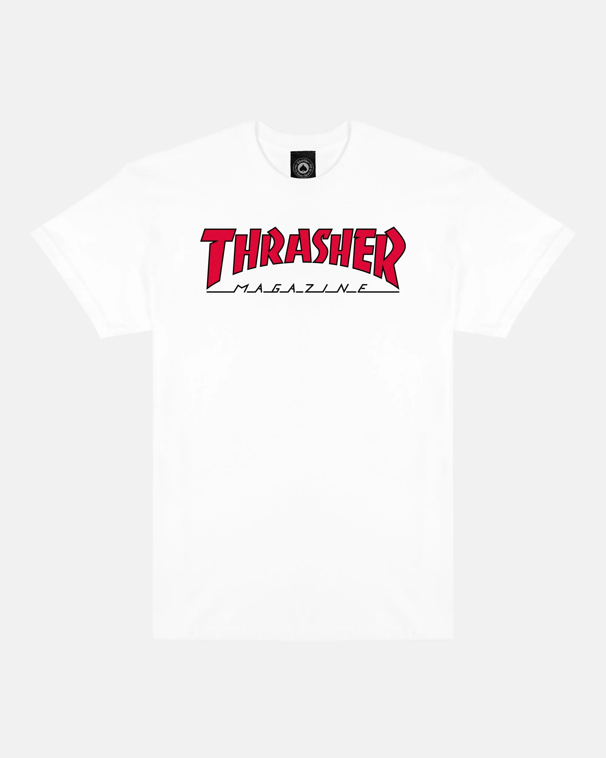 OUTLINED - TSHIRT - WHITE / RED sold by Thrasher